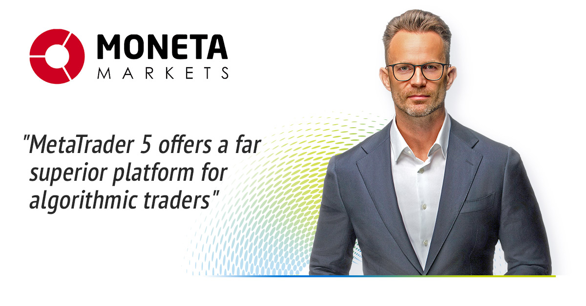 Moneta Markets: "MetaTrader 5 is a superior platform for algorithmic traders"