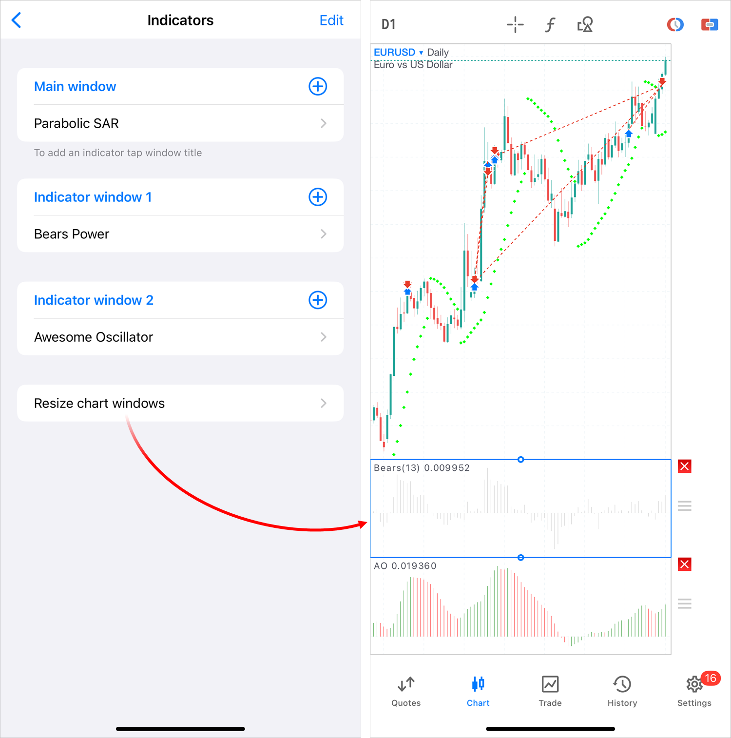 用于调整指标子窗口大小和重新排序的新命令 用于调整指标子窗口大小和重新排序的新命令